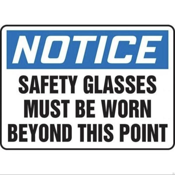 Accuform OSHA NOTICE SAFETY SIGN SAFETY MPPE809VA MPPE809VA - main